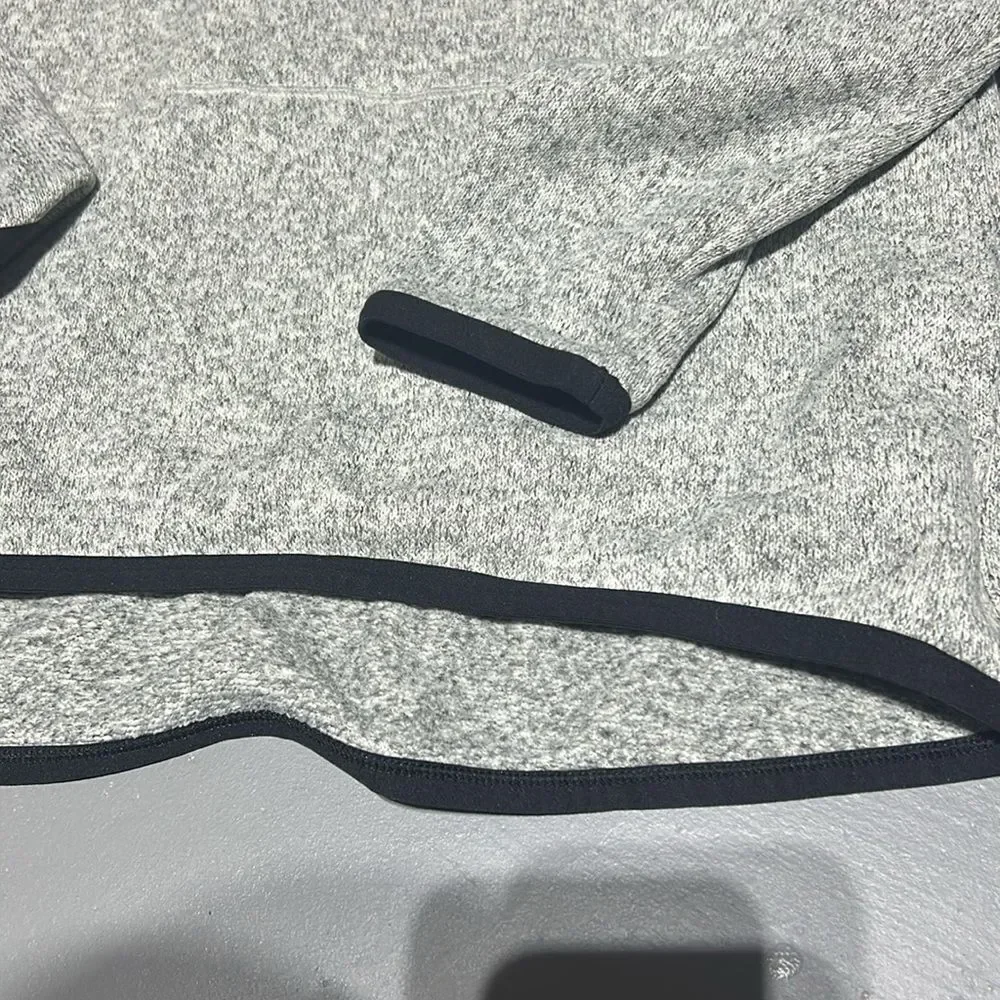 Nike Grey and Black Hoodie